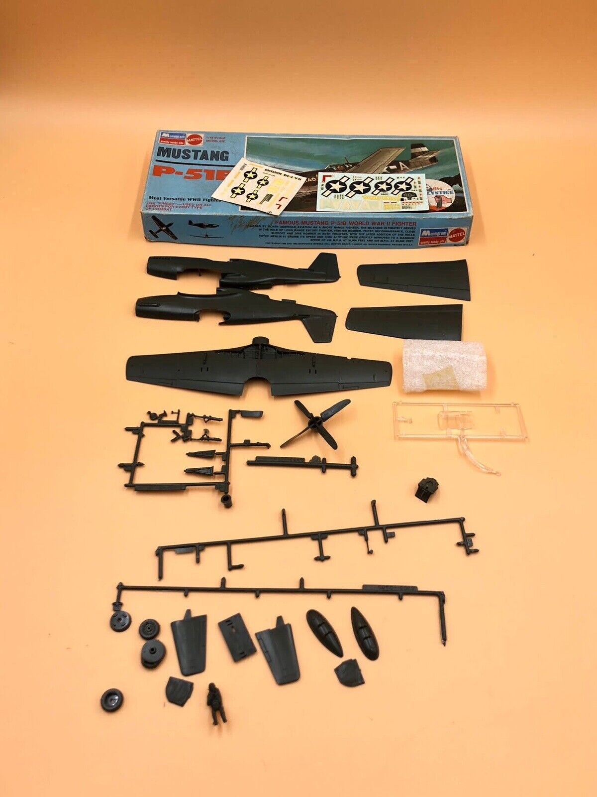 Mustang P-51B Fits Skystick Monogram/Mattel | No. 6806 | 1:48