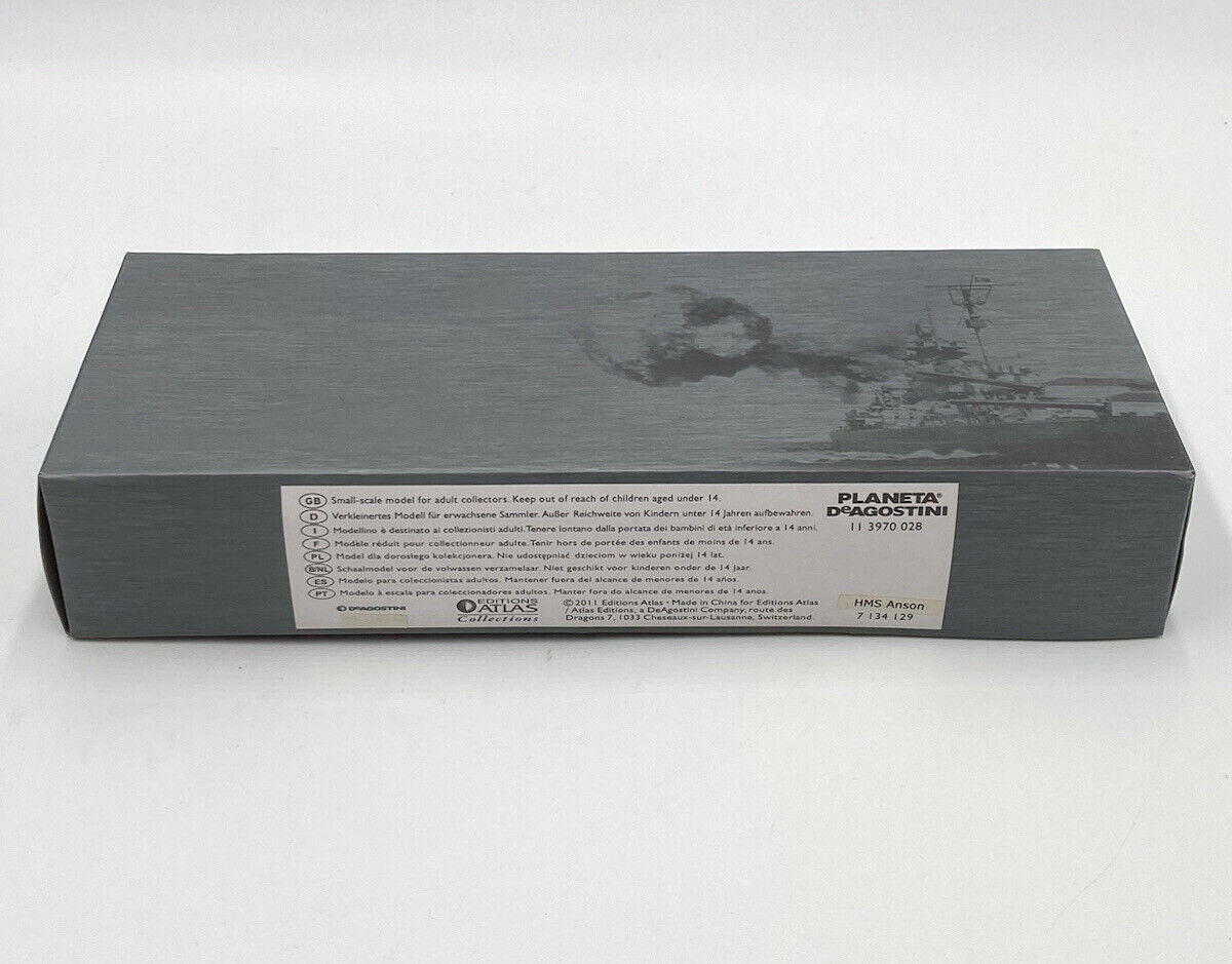 DeAgostini Atlas Editions Legendary Warships - HMS Anson - 7-134-129