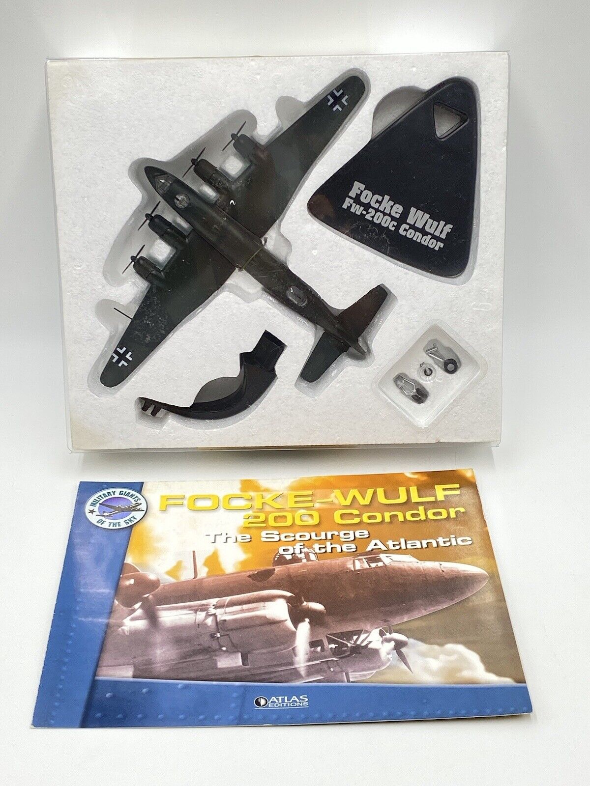 Atlas Editions WWII Focke-Wulf FW-200c Condor Aircraft 1:144 Scale