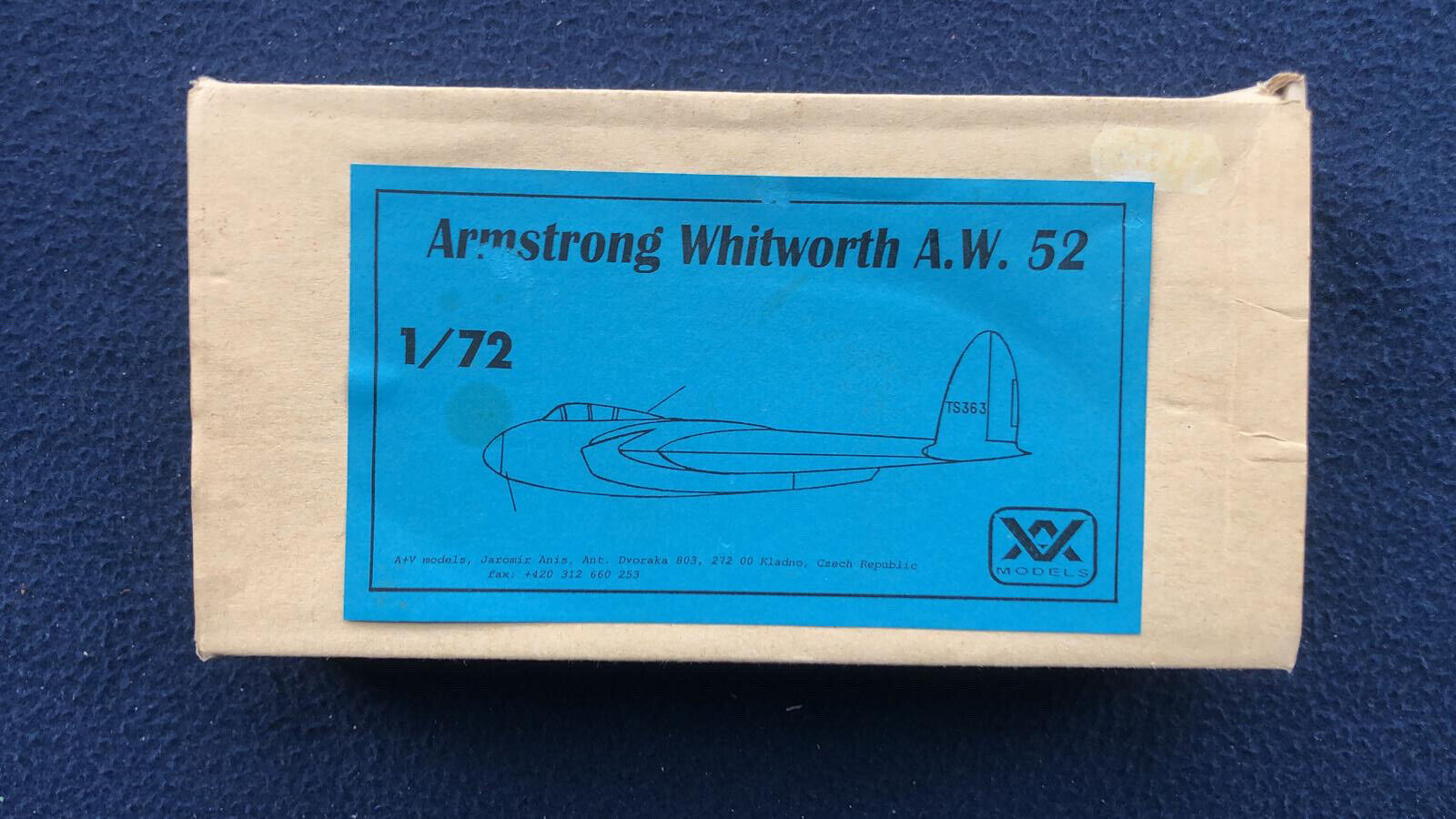 A+V Models Armstrong Whitworth A.W. 52 Jet 1:72