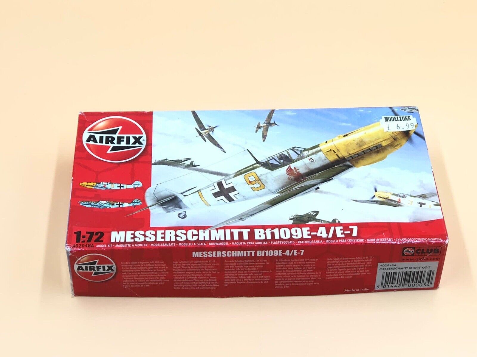 Airfix Messerschmitt Bf 109 E-4/E-7 1:72