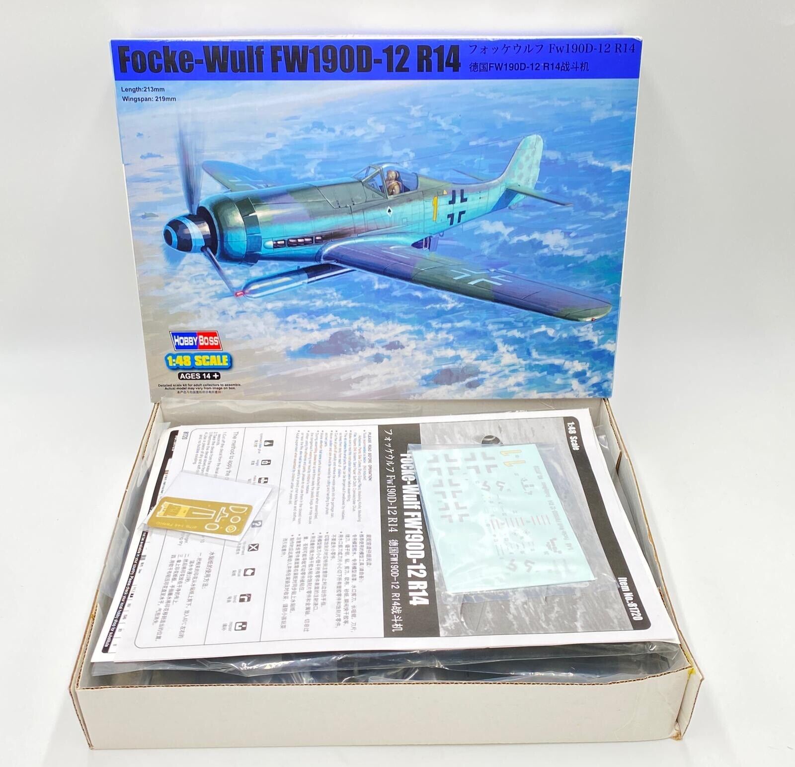 Hobbyboss 81720 1:48th scale Focke-Wulf FW190D-12 R14