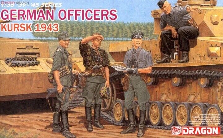 German Officers Kursk 1943 Dragon | No. 6456 | 1:35 (No Box)