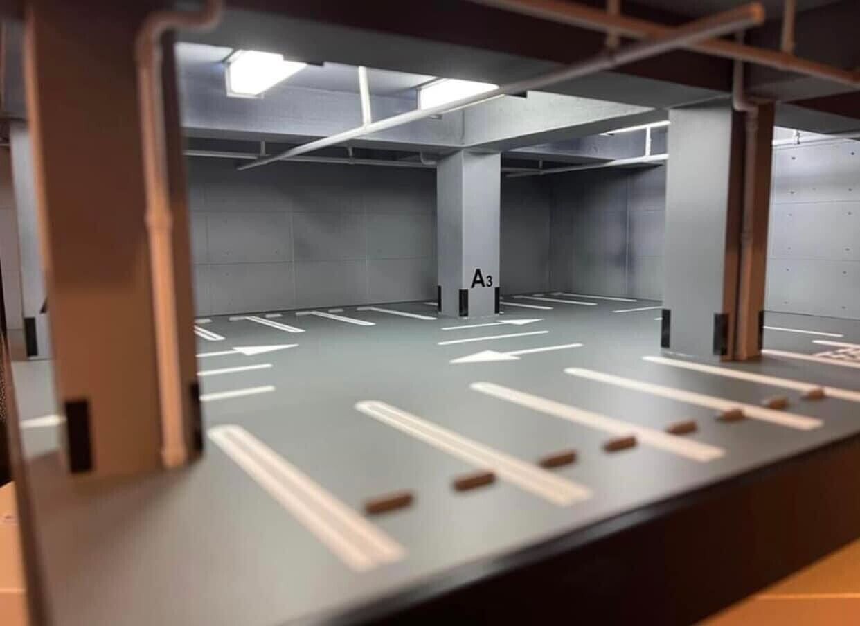 1/64 Scale IG-Model Underground Parking Diorama