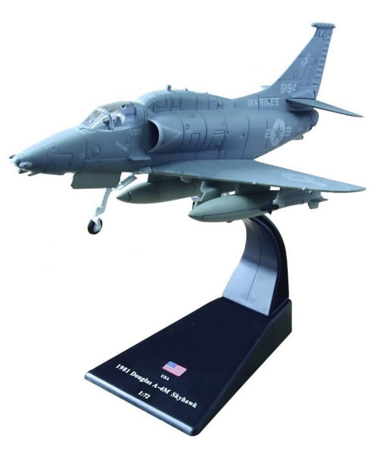 Amercom 1981 Douglas A- 4M SkyHawk II die-cast Model 1:72