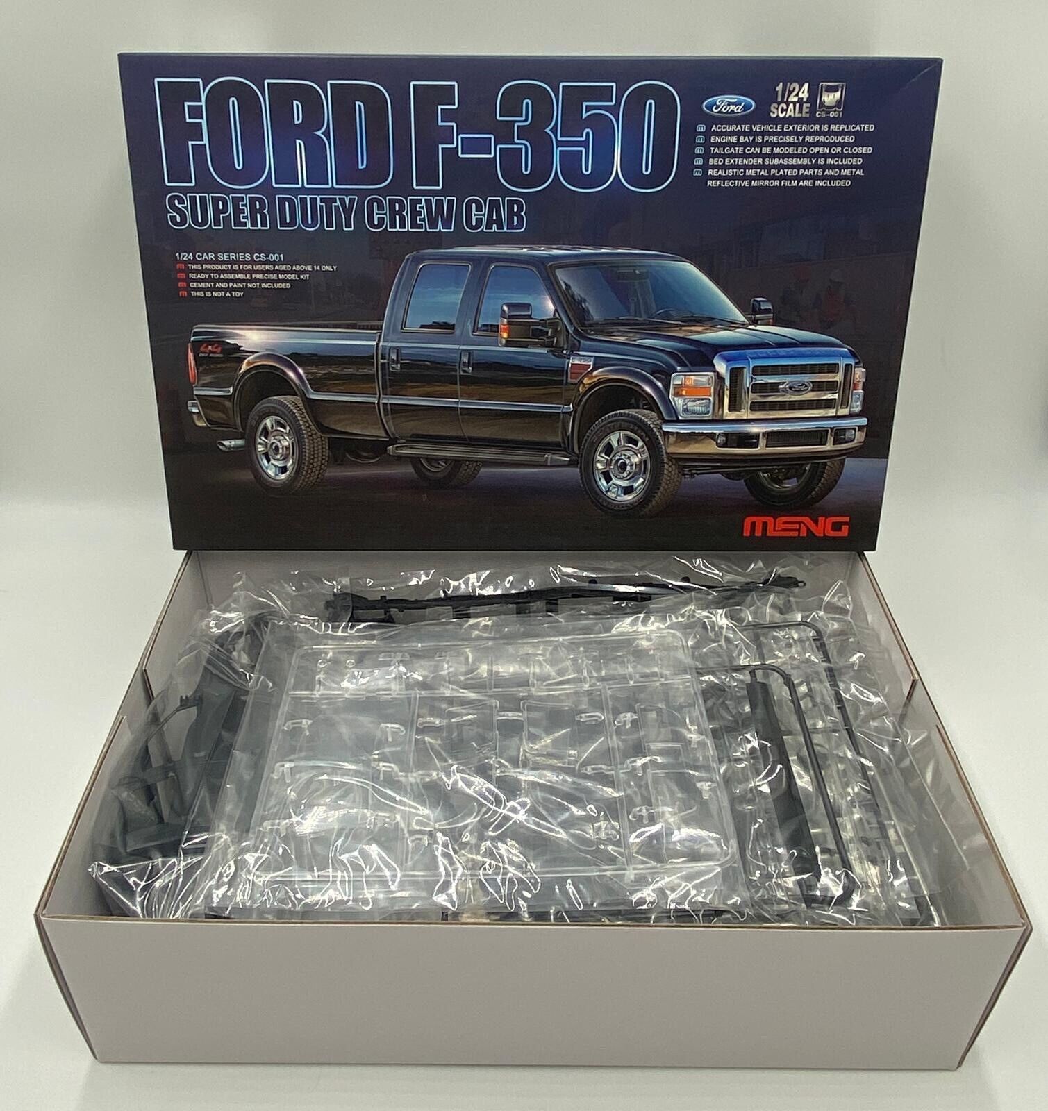 Ford F-350 SUPER DUTY CREW CAB Meng Model | No. CS-001 | 1:24