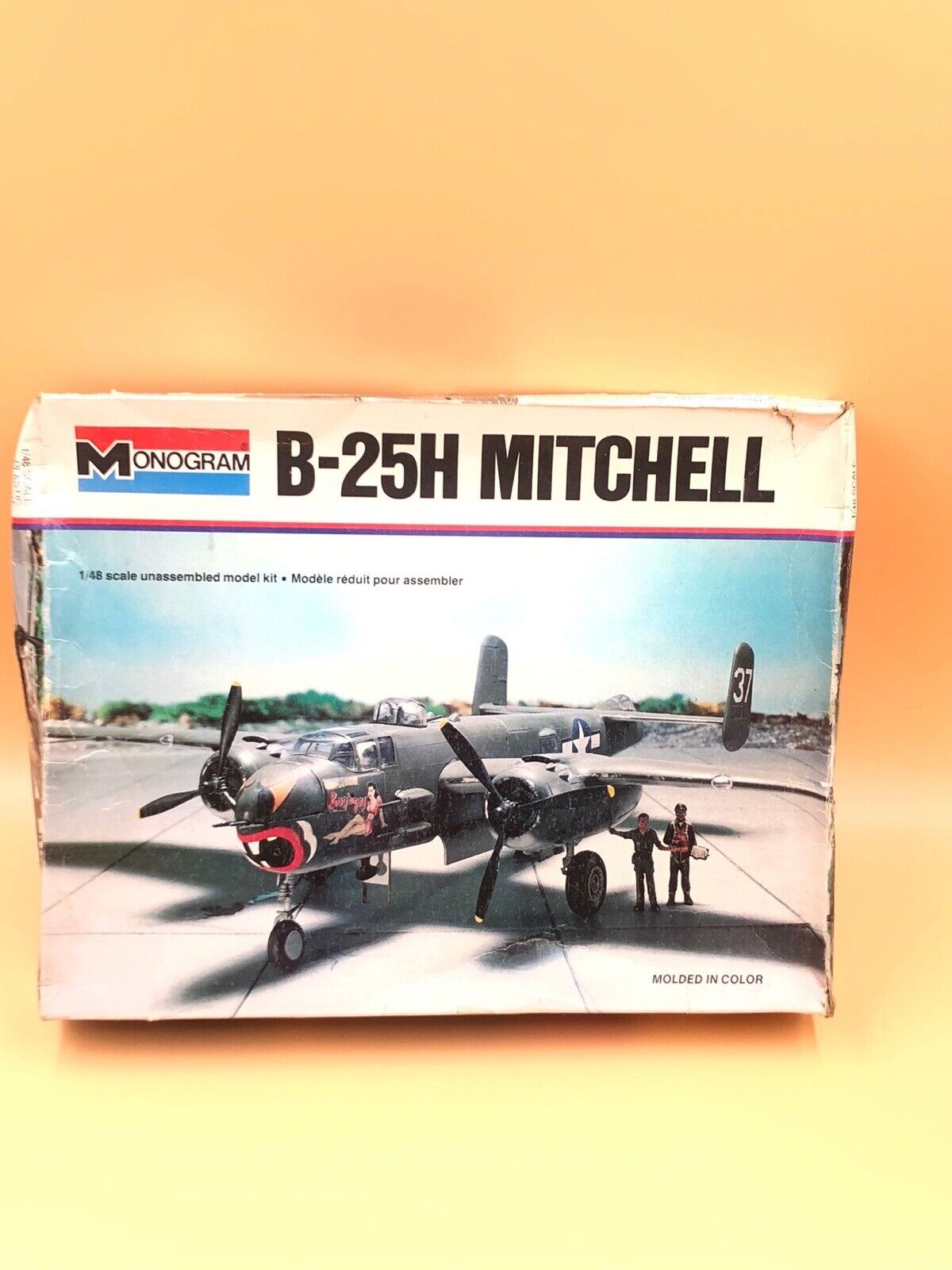 Monogram 1/48 B-25H Mitchell 1977 Kit No 5500