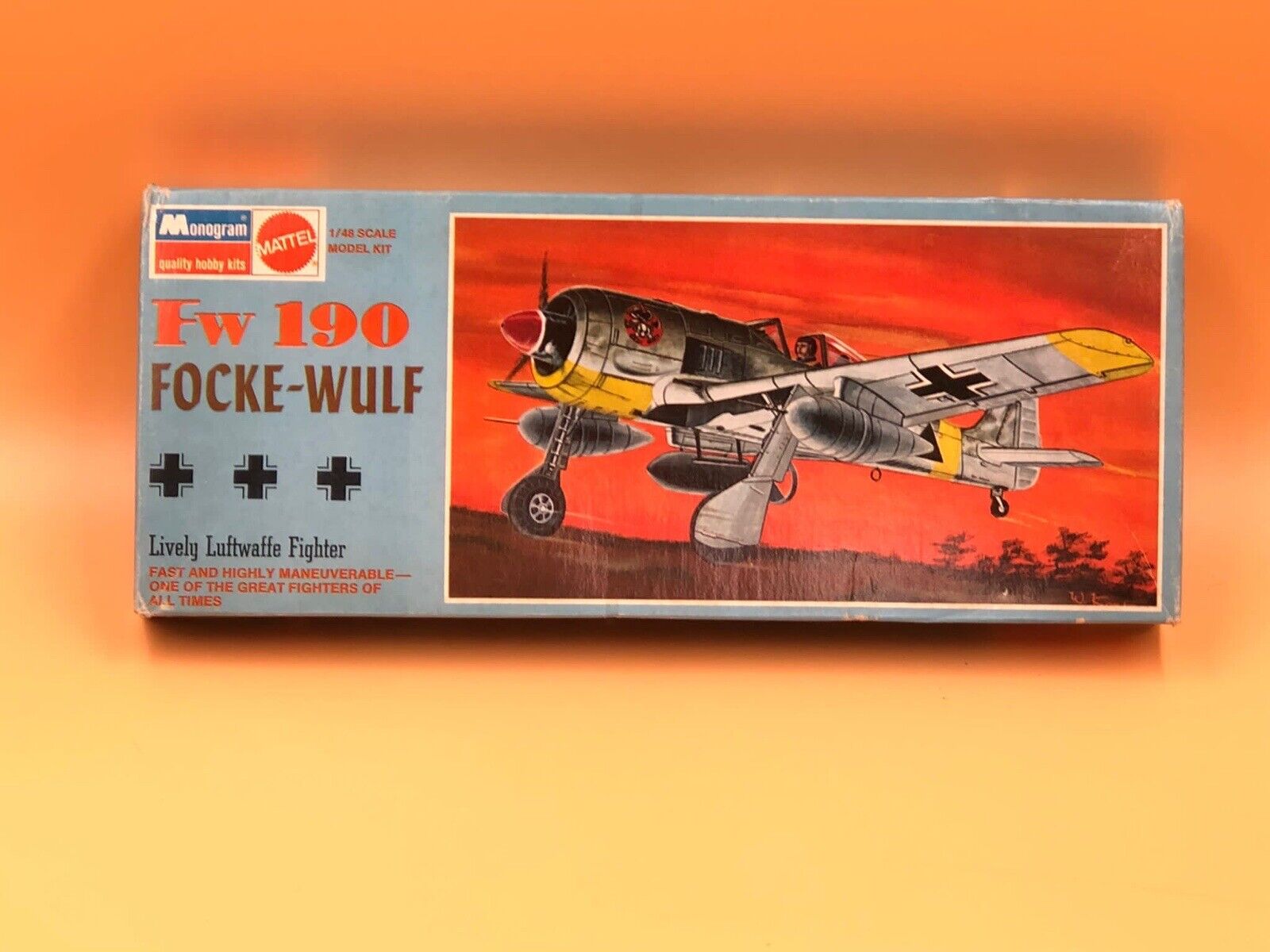 Fw 190 Focke-WulfLively Luftwaffe FighterMonogram/Mattel | No. 6804 | 1:48