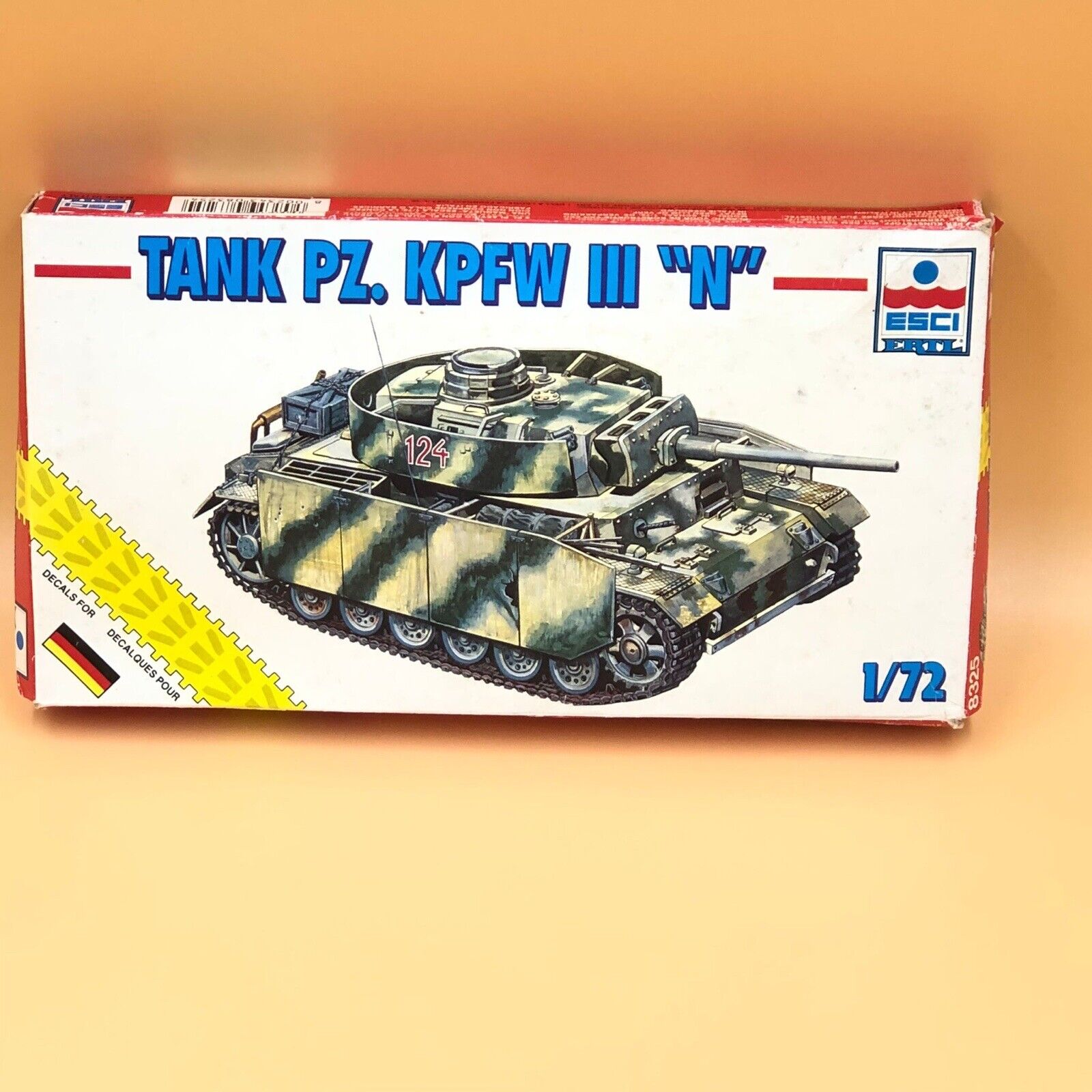 Tank Pz. Kpfw III "N" ESCI/ERTL | No. 8325 | 1:72