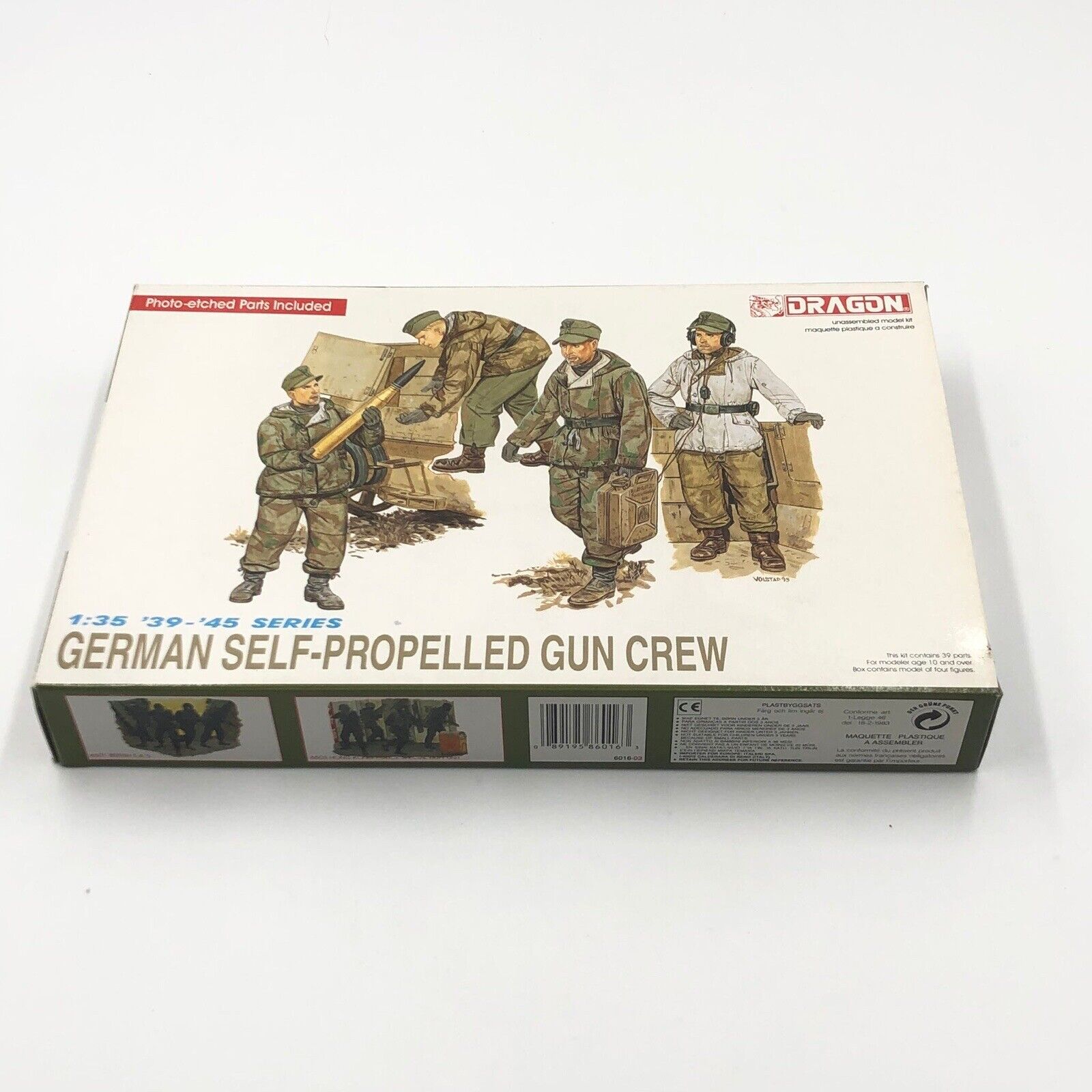 Dragon 1/35 German Self-Propelled guncrew Figures # 6016 - Plastic Model Figures