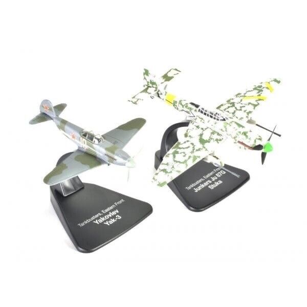 Atlas Editions 1:72 Yakovlev Yak-3 & Junkers Ju-87G Stuka - Tankbusters