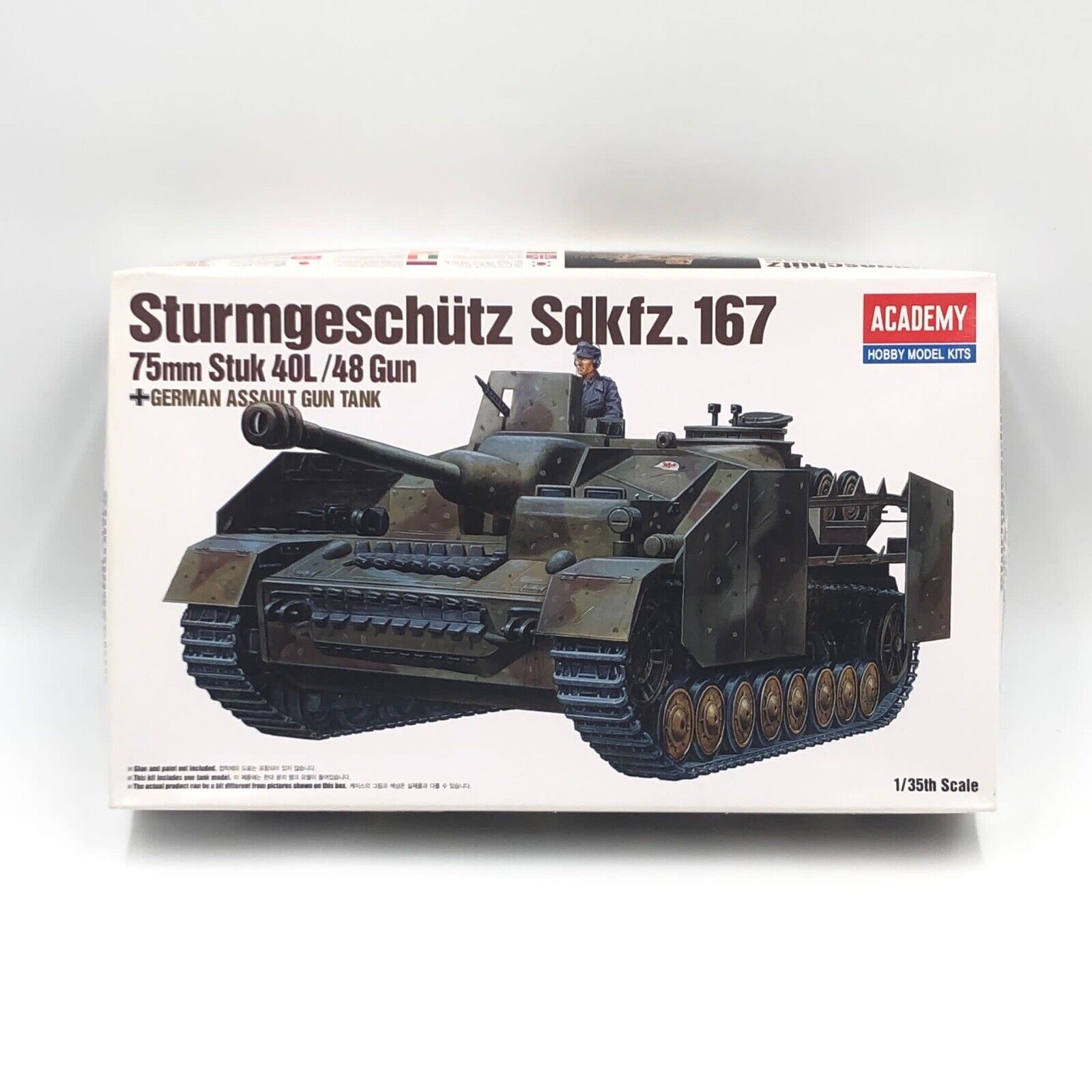 Academy 1:35 Sturmgeschütz Sdkfz.167 75mm Stuck 40L/48 Gun - kit #1332