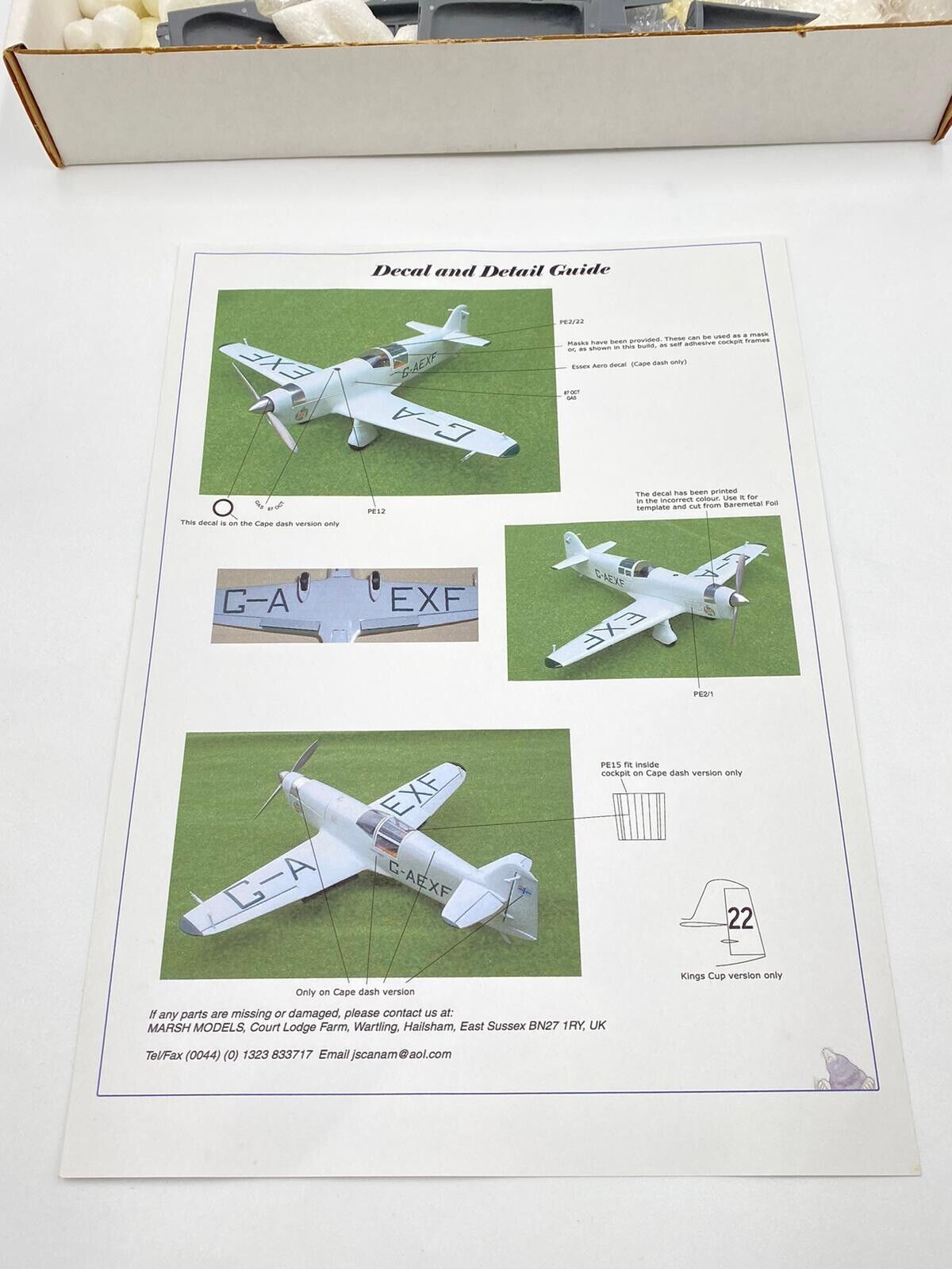 Henshaw Mew Gull Marsh Models/Aerotech | No. AT32002 | 1:32