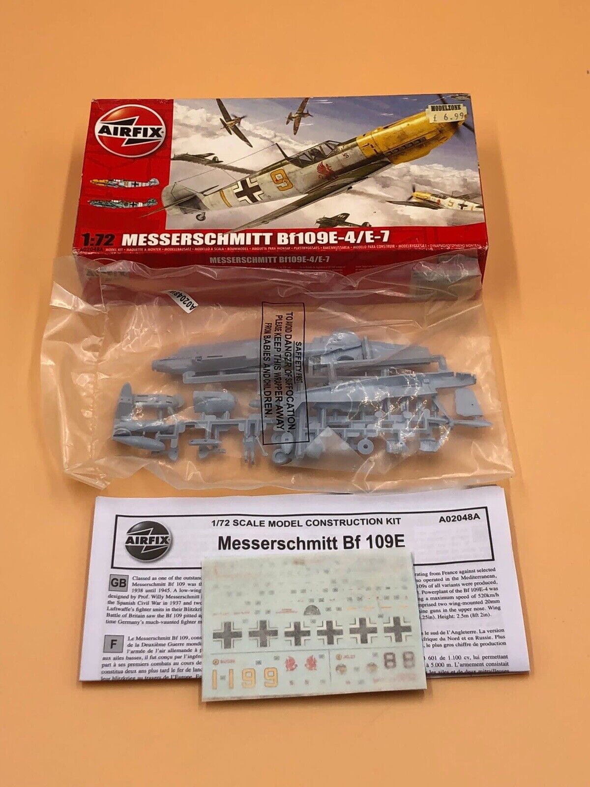 Airfix Messerschmitt Bf 109 E-4/E-7 1:72