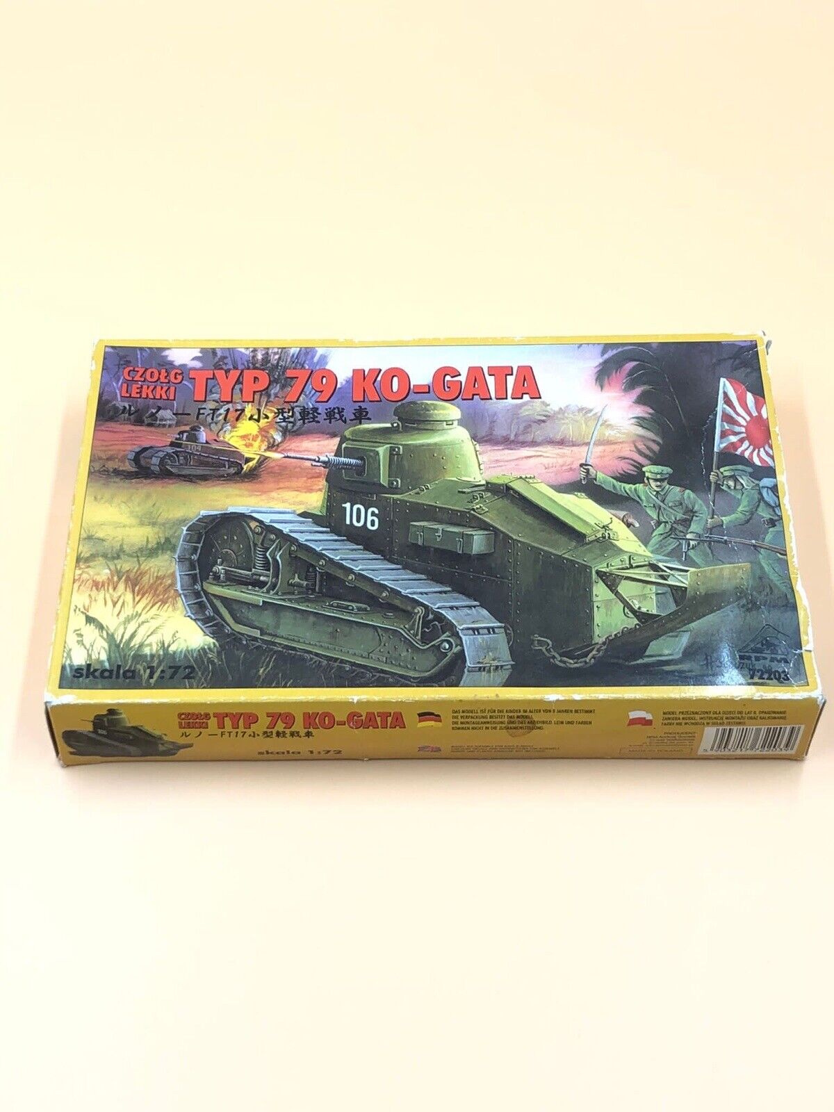 Czolg lekki Typ 79 Ko-Gata (Japanese FT-17) RPM | No. 72203 | 1:72